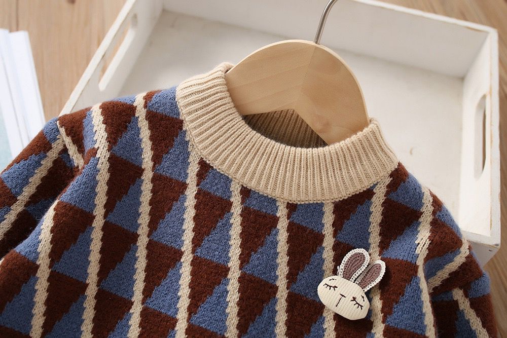 Girls' Knit Bunny Outfit