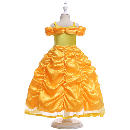 Yellow Party Dress for Girls