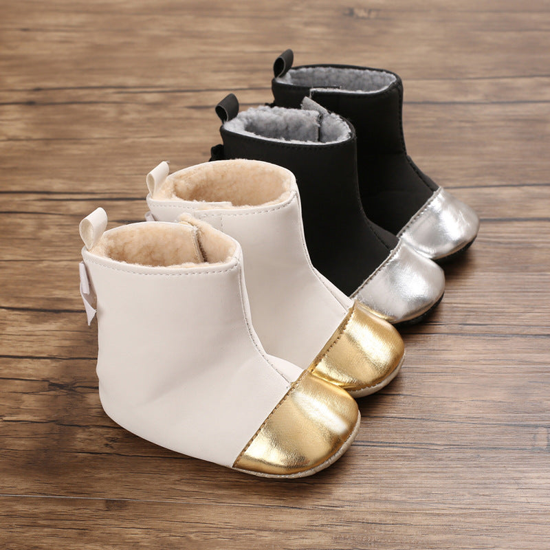 Botas de mujer para niños con piel