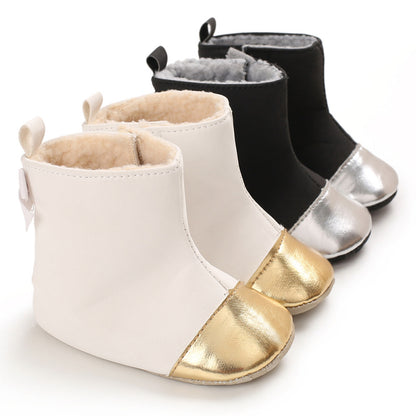 Botas de mujer para niños con piel