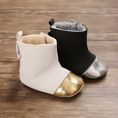 Botas de mujer para niños con piel
