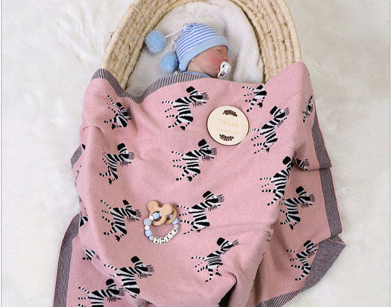 Zebra Baby Blanket