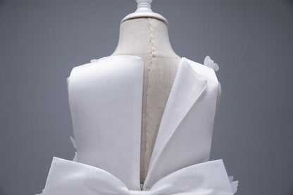 Children's Dress with Butterflies and Bow