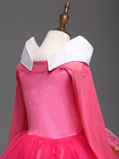 Enchanted Pink Party Dress with Accessories