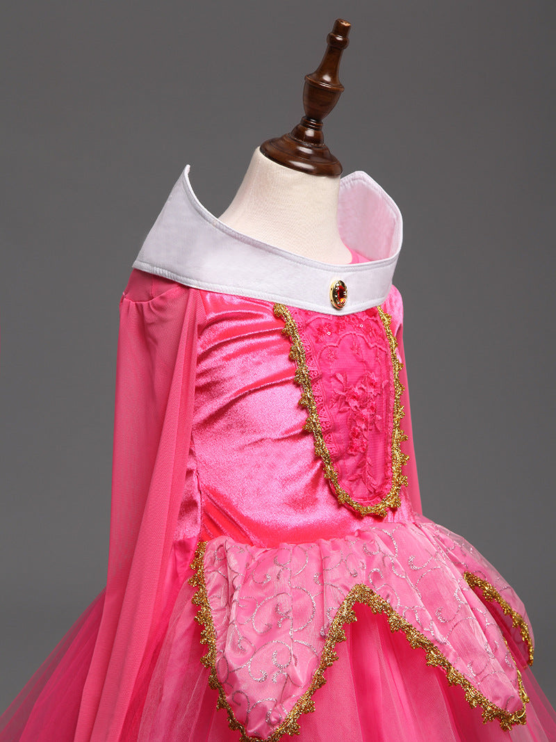 Enchanted Pink Party Dress with Accessories