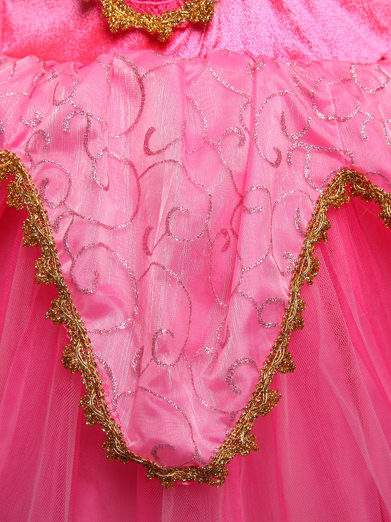 Enchanted Pink Party Dress with Accessories
