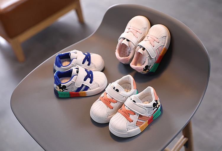 Colored Mr. Mouse children's sneakers