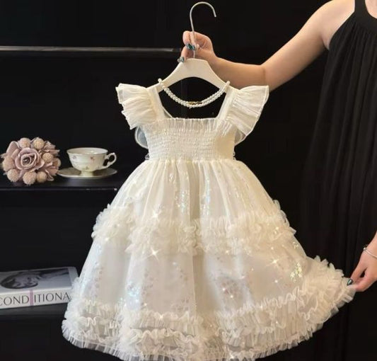 Sparkly Children's Dress with Wings