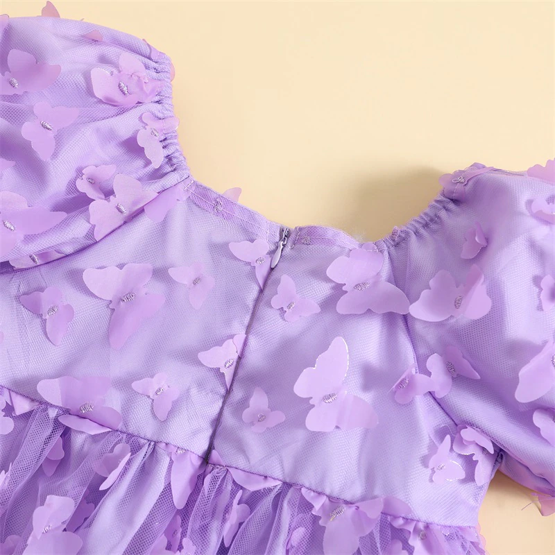Vestido infantil de mariposa 