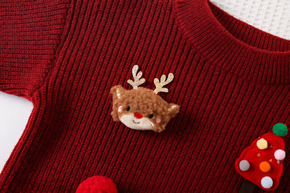 Girls’ Christmas Plaid Outfit