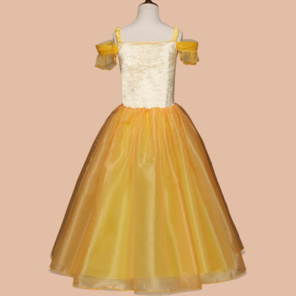 Charming Yellow Party Dress