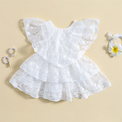 Vestido de encaje para niños