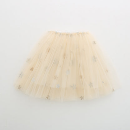Falda de tul con estrellas para niña 