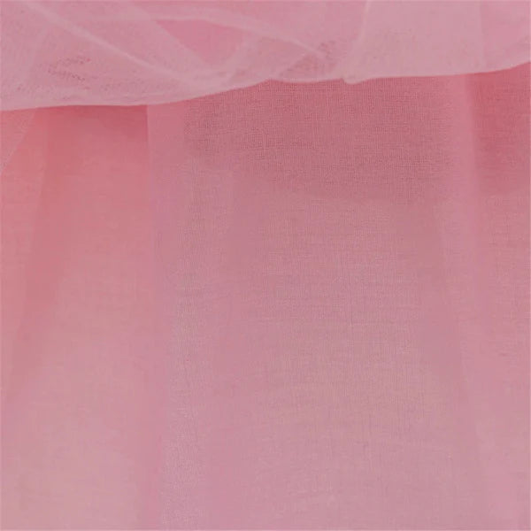 Pink Party Dress with Glitter and Tulle
