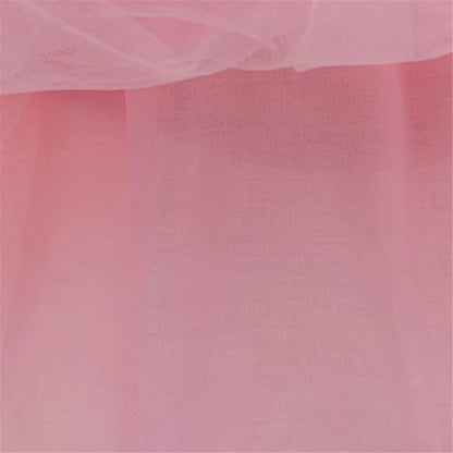 Pink Party Dress with Glitter and Tulle