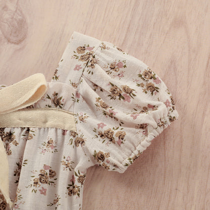 Body de bebé vintage con flores