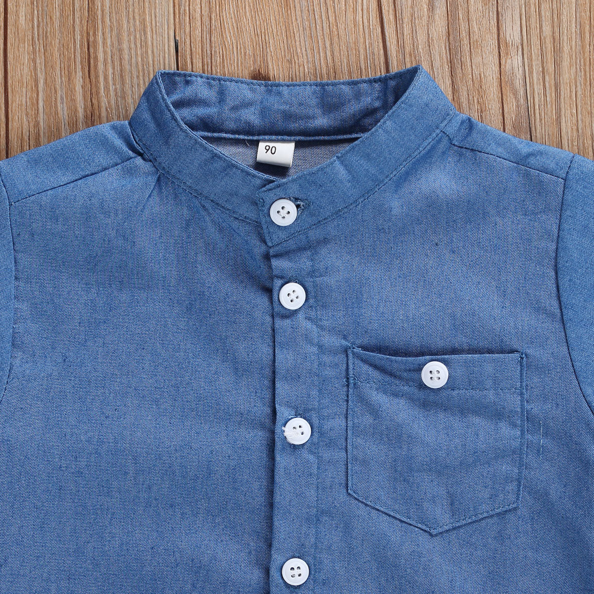 Conjunto de camisa de manga corta y pantalón corto para niño