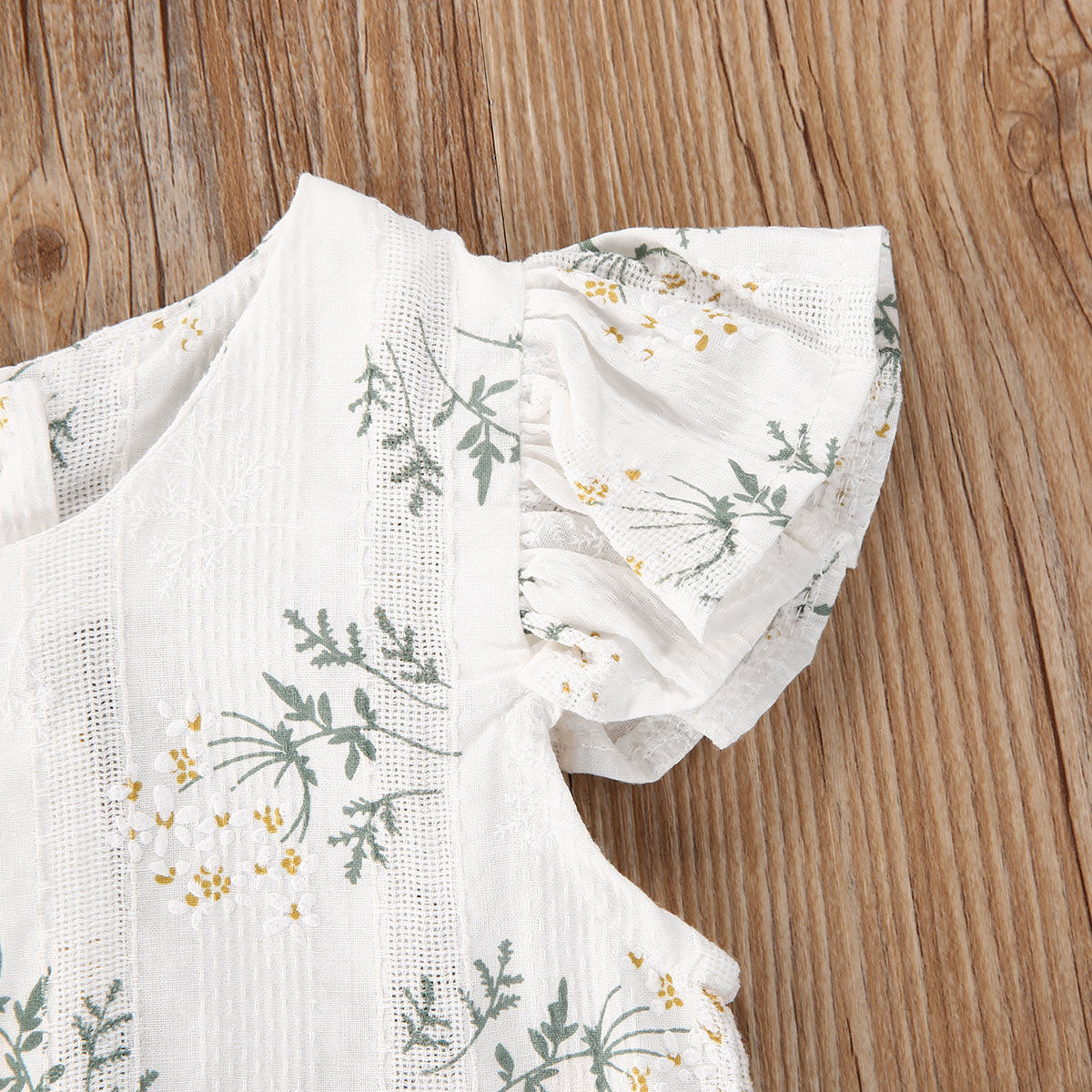 Body de bebé con flores + diadema