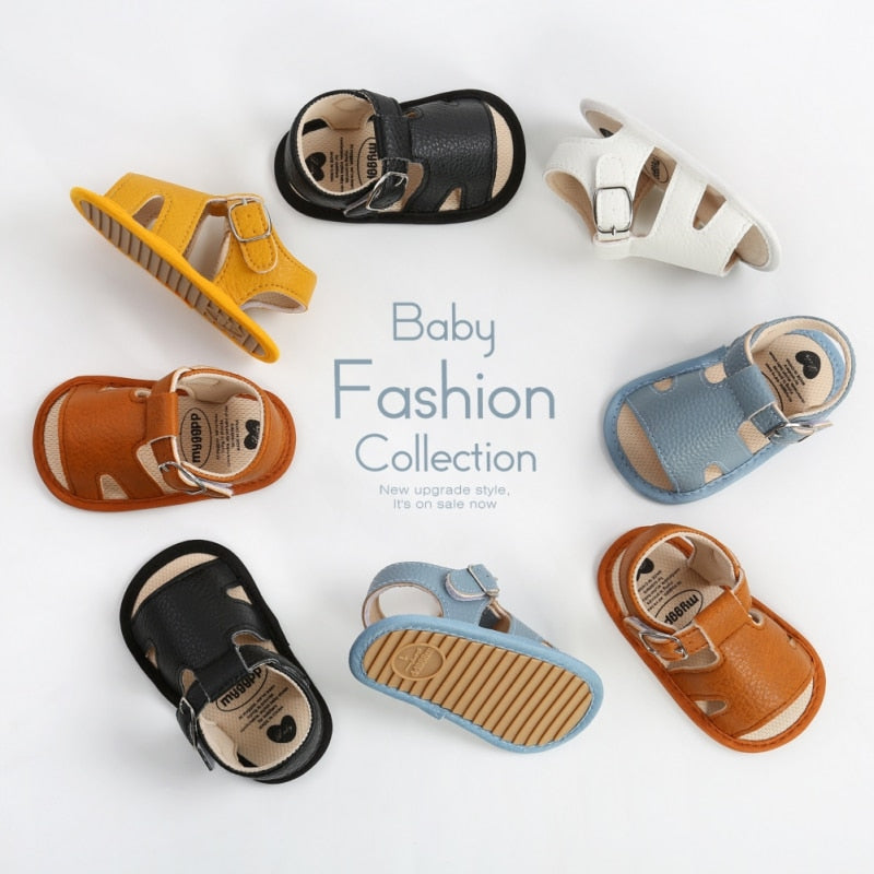 Sandalias vintage para bebé niño