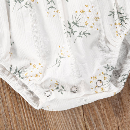 Body de bebé con flores + diadema