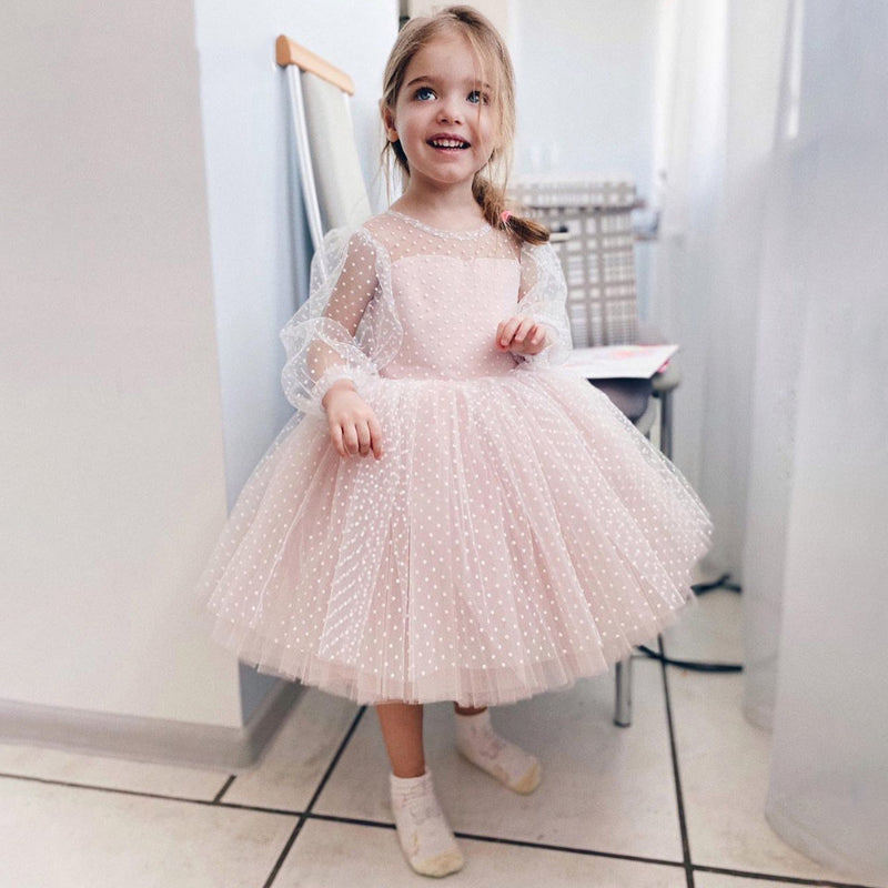 Delicate Children's Dress With Lace – TulleLuce