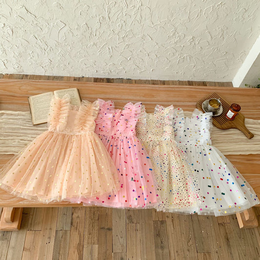 Children's Polka Dot Tulle Dress