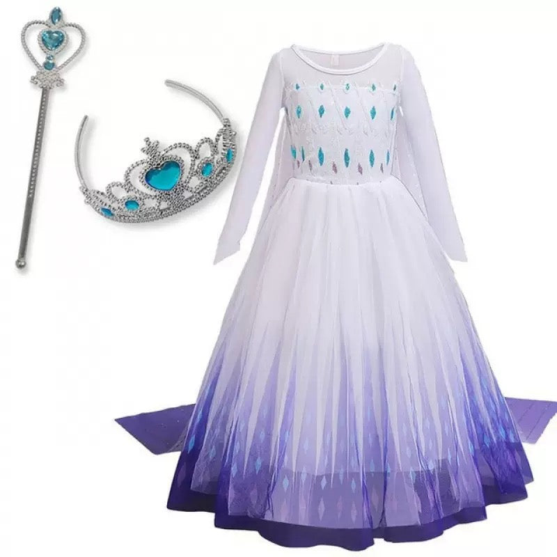 Children's Party Dress with Sparkles + Accessories