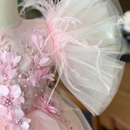 Puffy Tulle Children's Party Dress