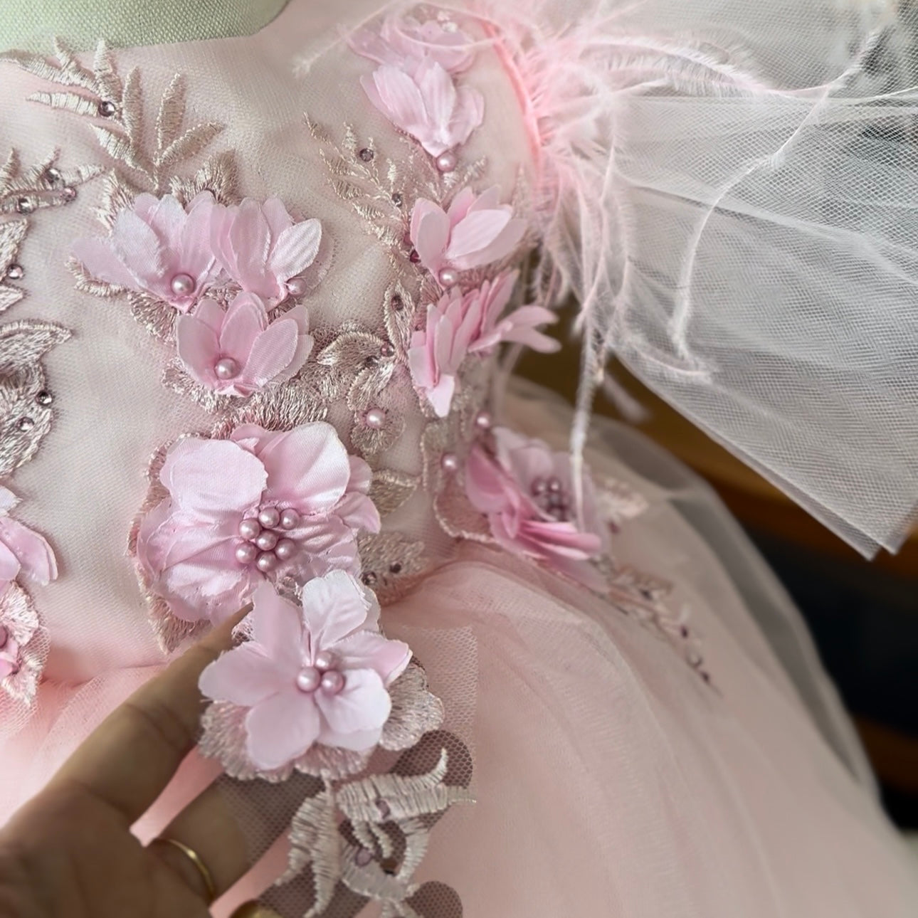 Puffy Tulle Children's Party Dress