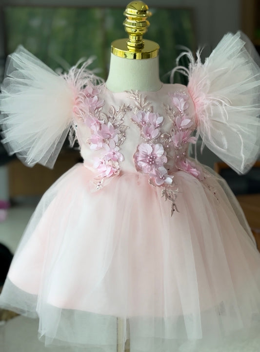 Puffy Tulle Children's Party Dress