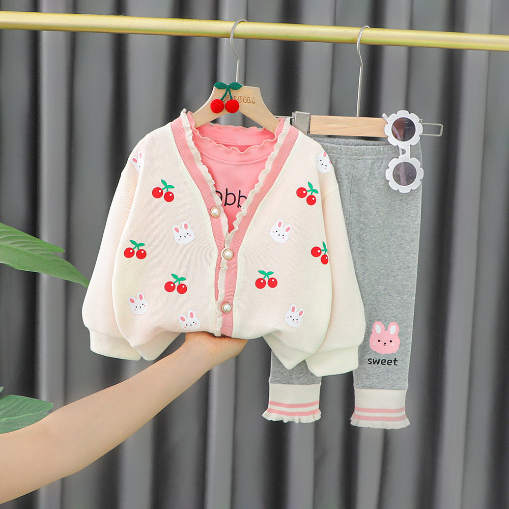 Conjunto infantil para mujer Cherry Rabbit 