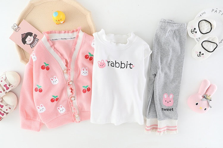 Conjunto infantil para mujer Cherry Rabbit 