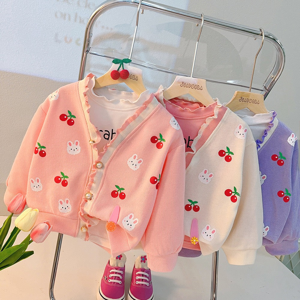 Conjunto infantil para mujer Cherry Rabbit 