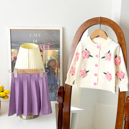 Mussi Winter Floral Knit Children's Set