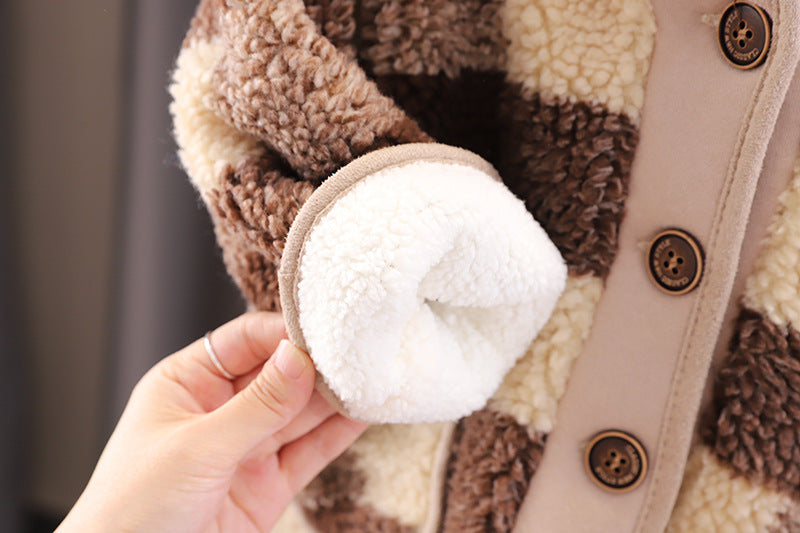 Boys' Winter Checkered Outfit