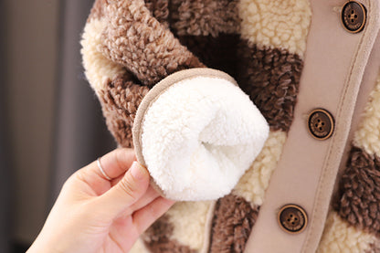 Boys' Winter Checkered Outfit
