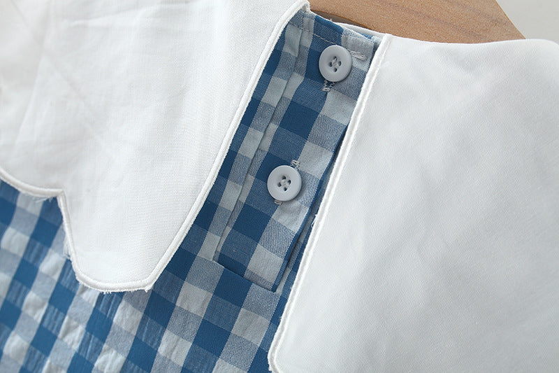 Apple Plaid Children's Dress