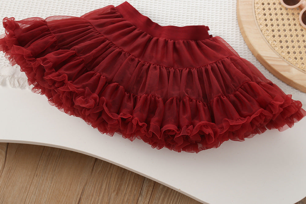 Children's Set: Sweater with Bows and Skirt