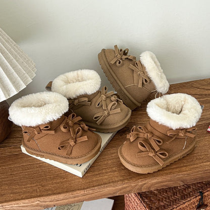 Children Warm Snow Boots Girl Princess Boots