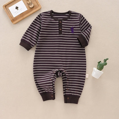 Children's Striped Polo Jumpsuit