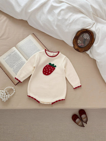 Strawberry Girl's Bodysuit