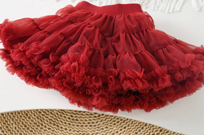 Children's Set with Glitter and Tulle Skirt