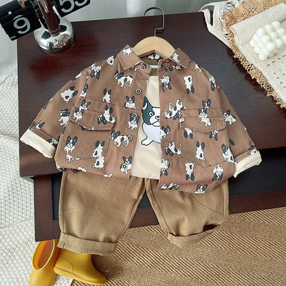 3-Piece Children's Set - Puppy Design