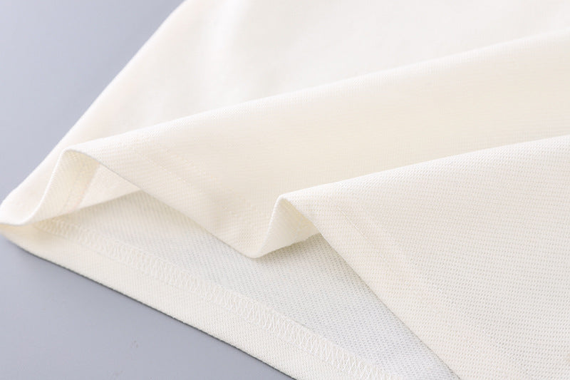 Boys' Polo Shirt Set with Teddy Bear Design