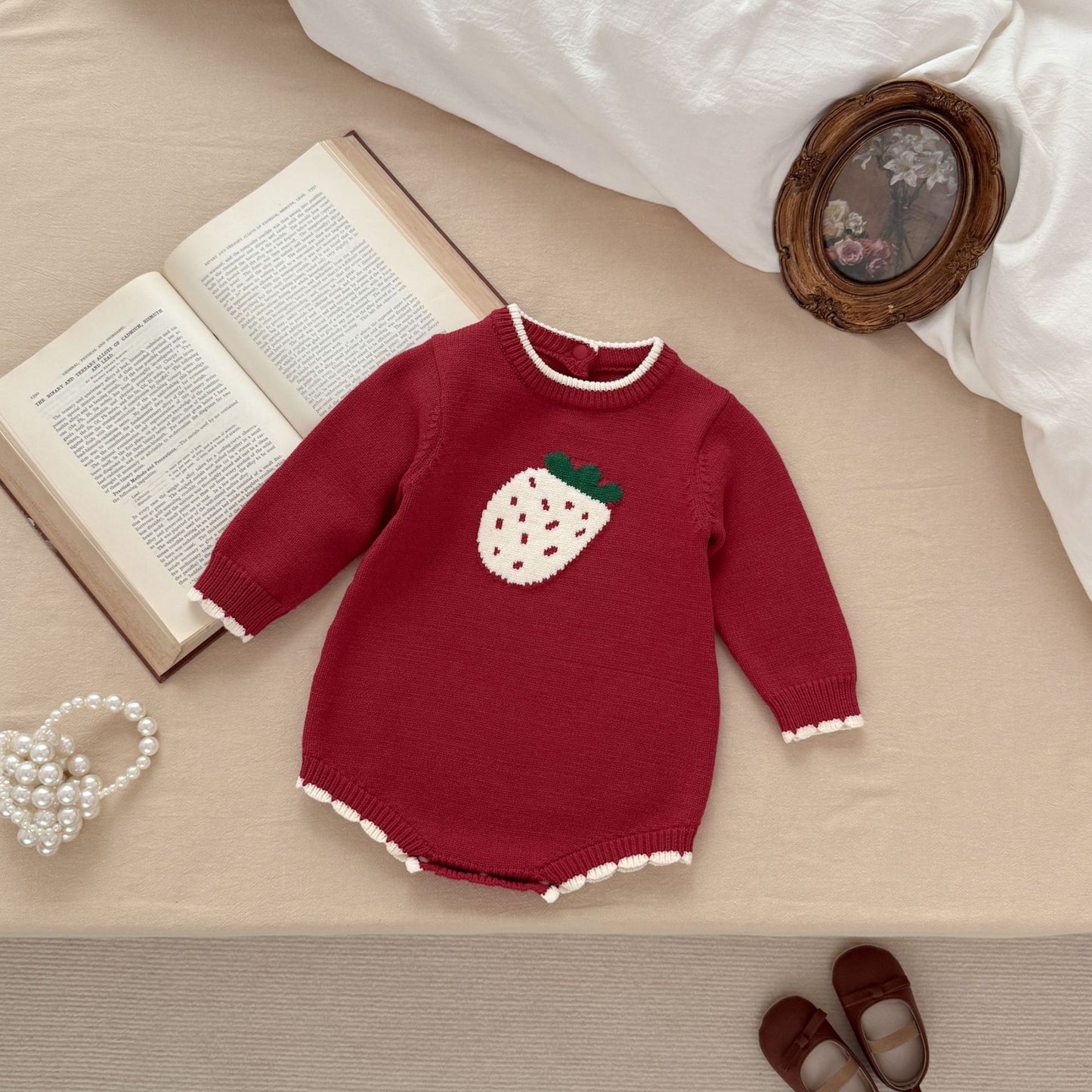 Strawberry Girl's Bodysuit