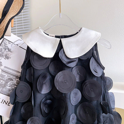 Vestido Infantil Preto Golinha 