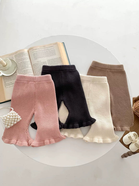 Children's Knit Wide-Leg Pants