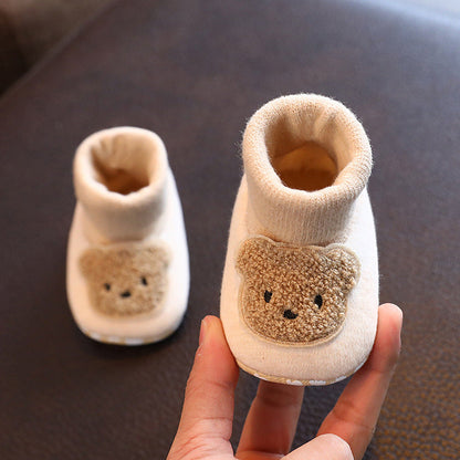 Zapatos de peluche de invierno para niños 