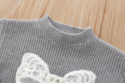 Children's Set with Bow and Glitter