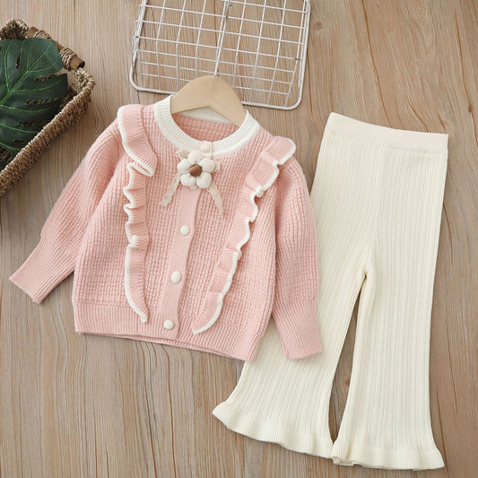 Flower Children's Knitting Set